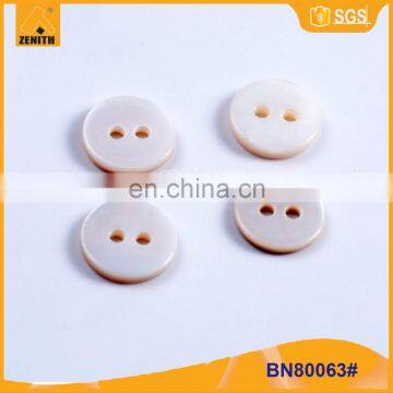 Quality Two Holes Natural River Shell Button for Clothing BN80063 photo-3