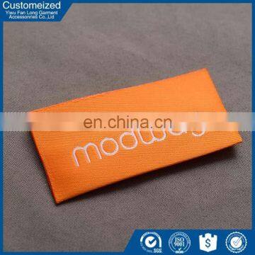 Garment recycled custom woven label made in China