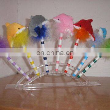 Promotional cartoon cute cartoon animal ballpen,gift cartoon ballpen