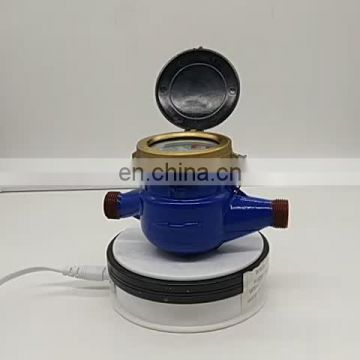 DN20 brass multi jet water meter with pulse output