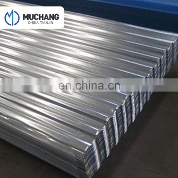 Factory direct price 22 gauge SGCC galvanized corrugated wall roof steel sheet for sale