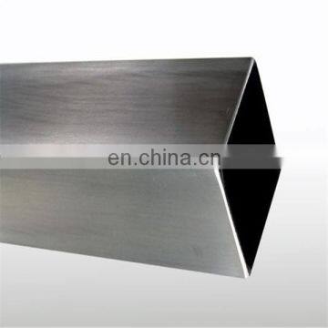 TP 316L Seamless stainless steel square pipe, rectangle pipe 12mtr brush finish