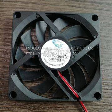 12V 3Pin 8010 Mute DC Brushless Cooling Industry Fan photo-3