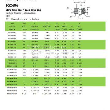 male pipe connector FS2404