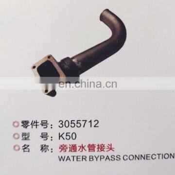 Diesel engine K50 water pipe connector 3055712