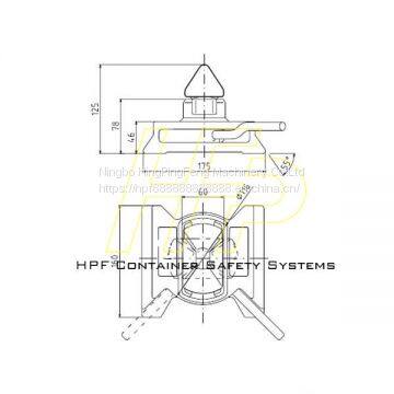 BOTTOM TWISTLOCK 55° photo-3
