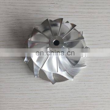 GTX3582 62.45/82.36mm 11+0 blades high blade racing turbocharger Billet/milling/aluminum2618 compressor wheel