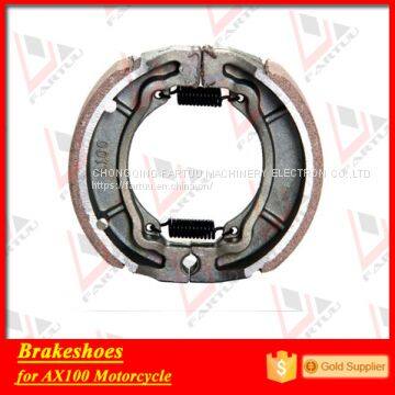 AX100 ym bycicle parts motorcycle brake lining shoes