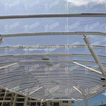 Bus Station Canopy Membrane Structure Permanent Architecture Materials