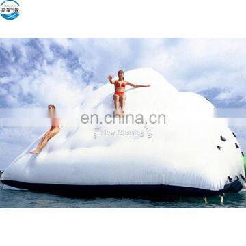 Hot-sale sea play toys climbing wall inflatable water iceberg float