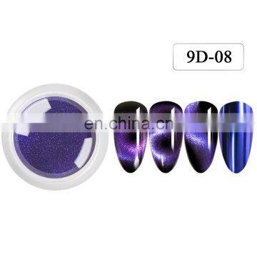 High Quality Changing Color Pigment 5D Cat Eye Pigment Cat Eye Magnetic Pigment Powder photo-2