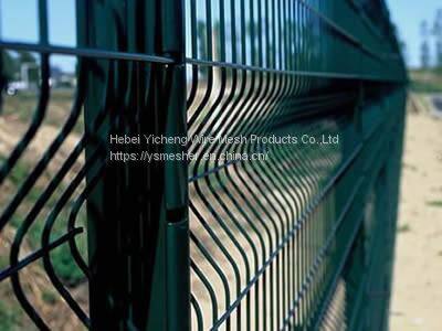 Cheap Galvanized Pvc Coated Security 3D Curved Garden Folding Fence Panel photo-2