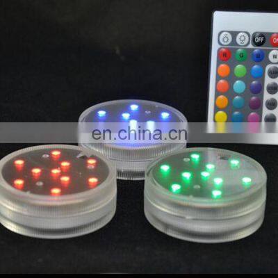 2021 Remote Control LED Lighting Base Event Party Decorative Multi Color Led Light Base Flower Pots Crystal LED Base Light photo-2