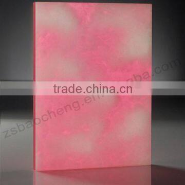 2015 New Design Artificial Decorative Backlit Resin Panel photo-3