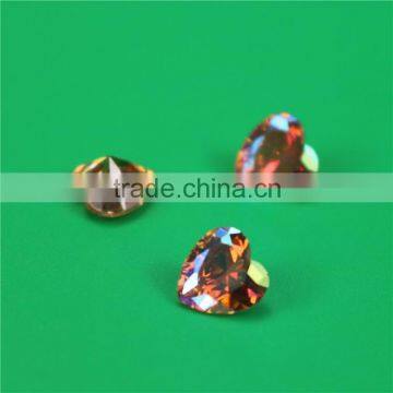 Wholesale Incomparable Beautiful All Sizes Round Light Peach Zircon ab for Beauty photo-2