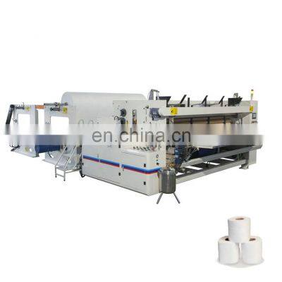 Best price punching paper small toilet roll rewinding machine