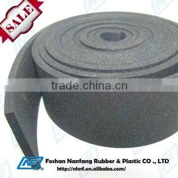 flat thin silicone rubber foam strips