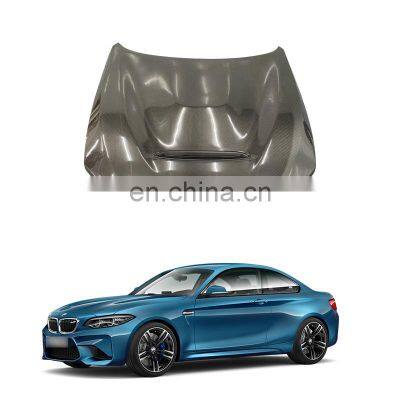 Car Accessories Modified Pieces GTS Carbon Fiber Cover Engine Hood Cover For BMW 2 Series M2 M2C 1 series F20 Two-box Cars