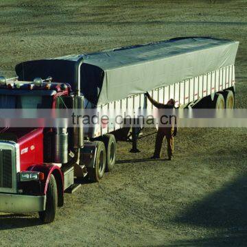 Black Heavey Duty Waterproof Truck Trailer Pvc Tarpaulin Custom Vinyl Tarps photo-2
