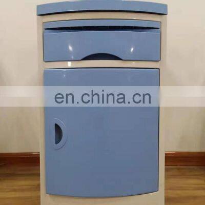 Factory Price High Quality ABS Plastic Hospital Bedside Locker With Drawer and Wheels photo-2