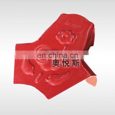 China Manufacturer Good Quality New Design Plastic Roof Tile Ridge Tile Head photo-2