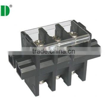 Perforation terminal block 13.00mm with cover 600V 40A Panel mount terminal blocks