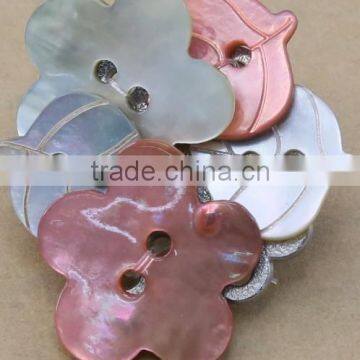 Flower Shaped Shell Brooch photo-3