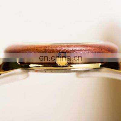 Brand Your Own Watches BOBO BIRD Wholesale Handcrafted Wooden Watches With Red Sandalwood As Gift