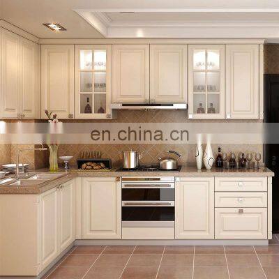 FoShan Manufacturers Europe Modern Style Customized Acrylic Lacquer Shaker Kitchen Cabinet Designs photo-3