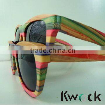 OEM Colored Wooden Sunglasses With Polarized Lens,fashionable Sunglasses,wooden Frame Sunglasses