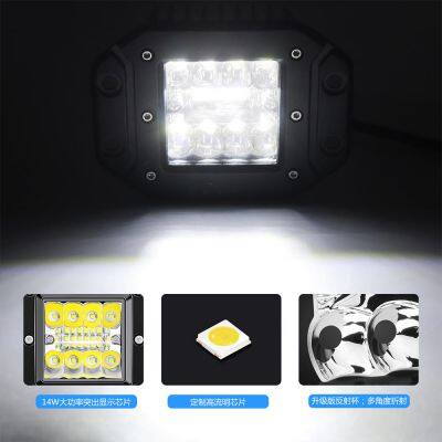 Offroad Light Accessories 4x4 5 Inch Car Bumper Flush Mount LED Pods Combo Beam Cube Light for Jeep Ford Off Road Truck photo-3