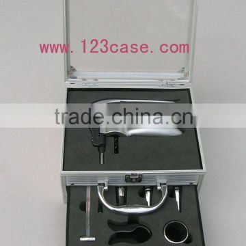 5pcs wine tool set with aluminium case