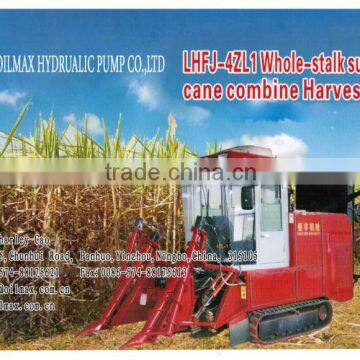 whole stalk sugar cane combine Havester