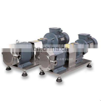 5HP Food Transfer TUL Industrial Rotor Lobe Pump Gear Pump High Viscosity Chocolate Pump photo-2