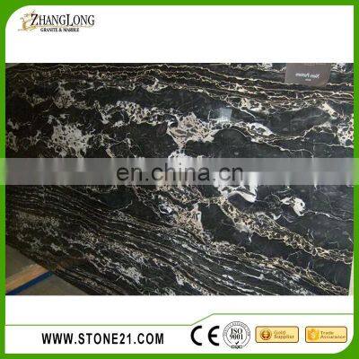 Hot Sale Nero Portoro Vena Fine Marble Slabs