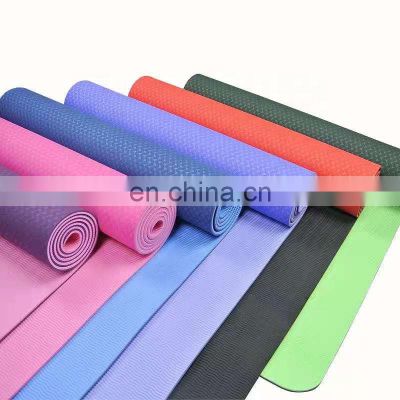 Low MOQ Quick Delivery Non-Slip Custom Eco Friendly Digital Printed Sublimation TPE Suede 5mm Yoga Mat for Exercise