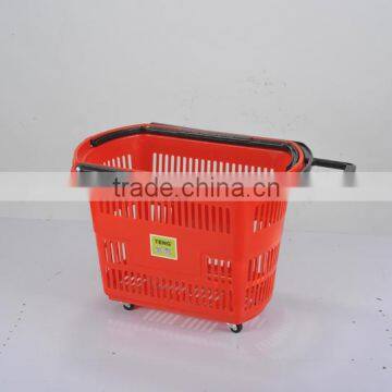 All Plastic Material Shopping Bakset With Single Handle Handle Plastic Basket photo-3