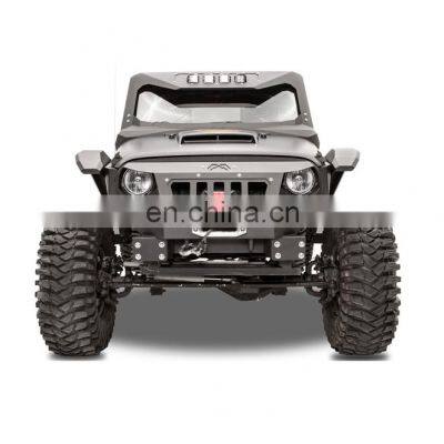 Fab Fours Grumper Stubby Short Version Front Bumper For Jeep Wrangler JK 07-17