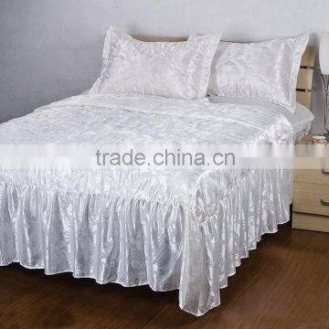 4PCS Factory Wholesale Cheap Price Faux Silk Fabric Bed Sheet/Bedding On Sale                        
                                                Quality Choice