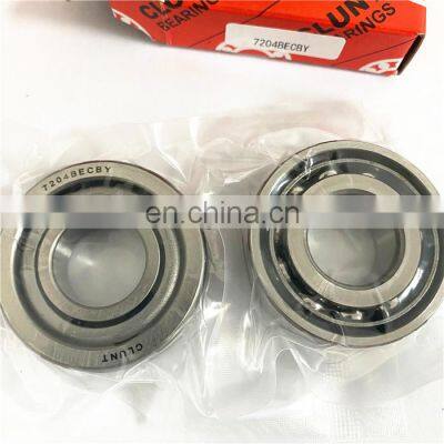 20x47x14 high precision angular contact ball bearing 7204 7204C spindle bearing 7204BECBY bearing