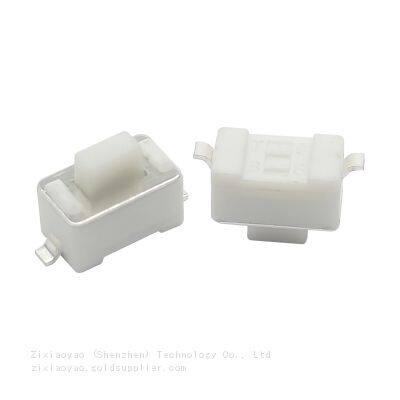 SMT Touch Switch Stainless Steel Spring 3X6X5H 260GF White Two Pin RTMSW-3650-01R photo-3