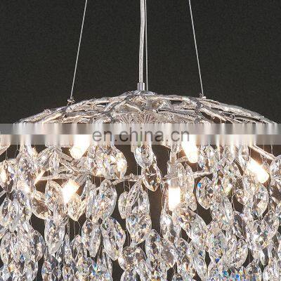 Modern Light Luxury Living Room Pendant Chandelier Restaurant Art Glass Chandelier