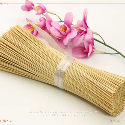 Bamboo Incense Sticks Factory Round Natural 1.3Mm Indian Agarbatti Incense Stick