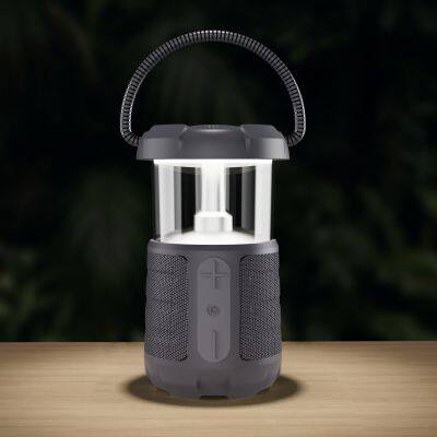 Fashion Portable Factory 4 IN 1 Multi-function Outdoor Camping Speaker Waterproof LED Lights Bluetooth Speaker For Travelling photo-4