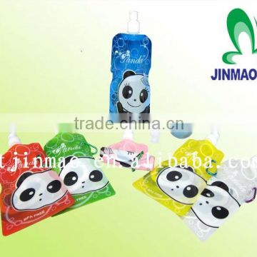 Stand up plastic spout pouch for water