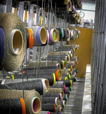 Air Textured Yarn ATY 500D Full Dull Polyester Filament Yarn Dope Dyed for Curtain Fabric photo-2