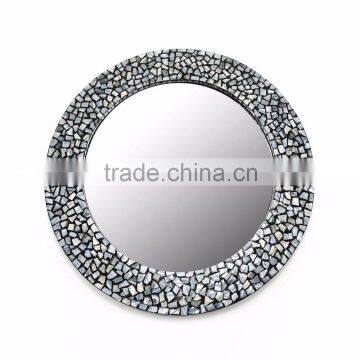 High quality best selling Decorative MOP round grey wall Mirror from Viet Nam