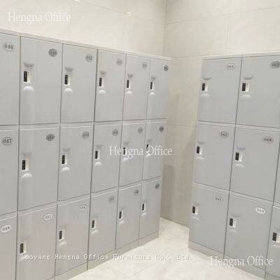 Modular All-Plastic Storage Cabinet- APC971| Anti-Door Opening Buckle & Key Hooks for Employee Staff Office| Big Lockers for Workers in Factory