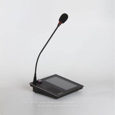 Honeywell X-NPMS Configurable Network Paging Station/Webcast calls for microphones