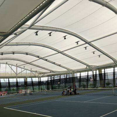 Membrane Steel Structure Fabric Roof PEFE ETFE PVDF Tennis Courts